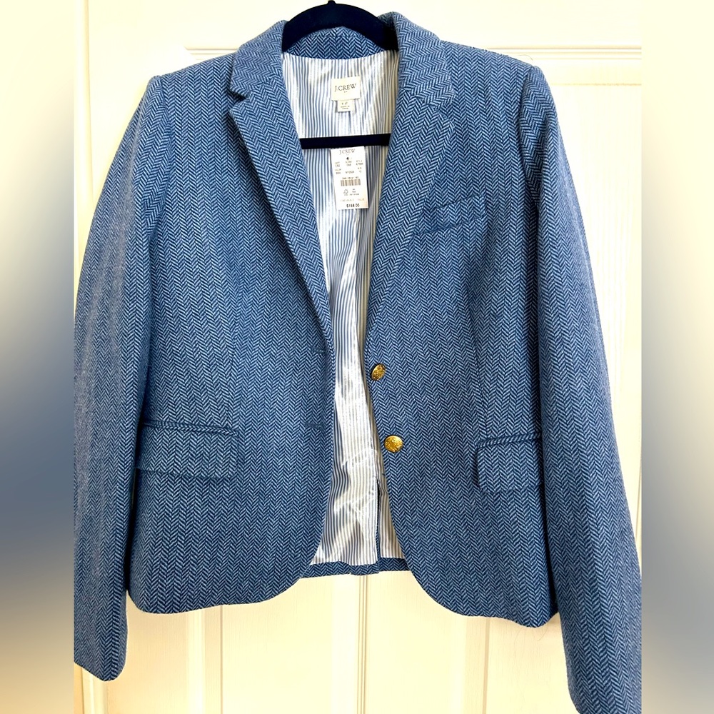 JCrew Factory Women’s Houndstooth Blazer, size 12